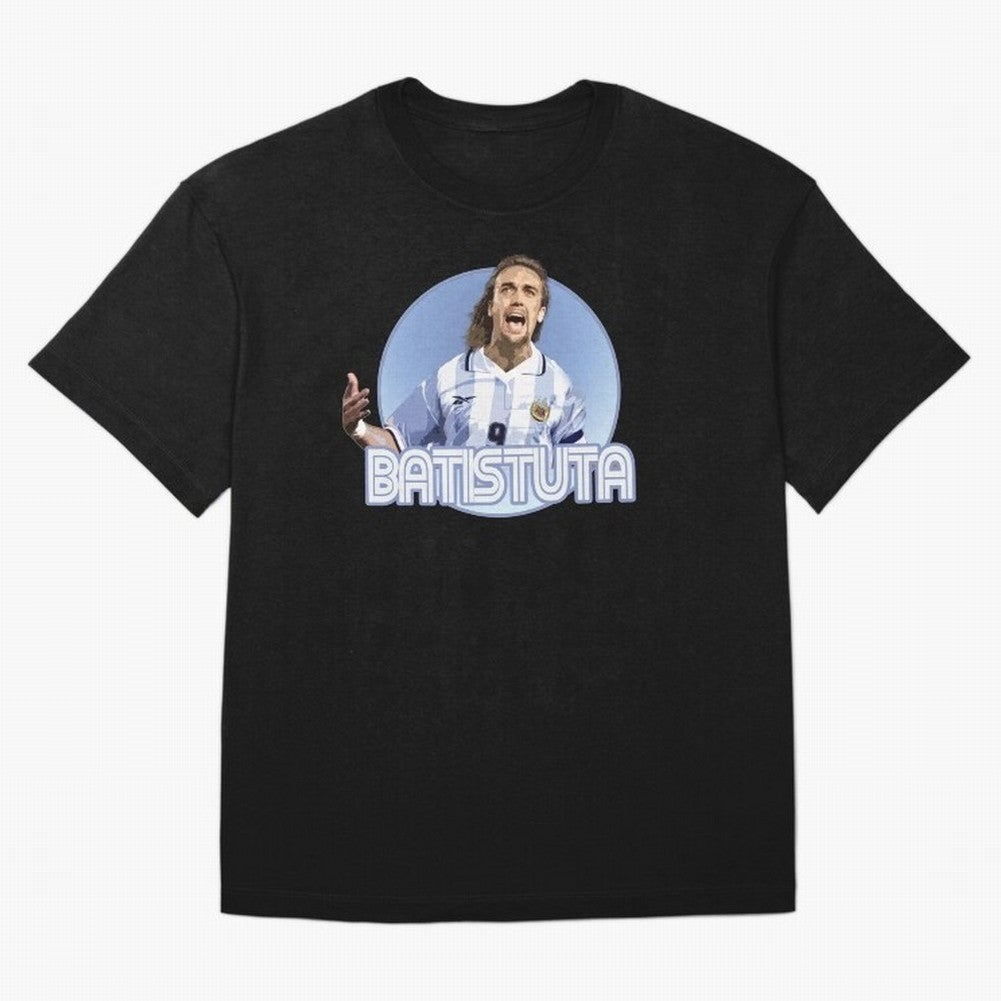 Batistuta - Classic T Shirt Classic T-Shirt Fuel the Hype around FIFA World Cup 2026 for Fans of CR7 and Portugal, Spain and Germany, Bringing Match Day Excitement, Supporter Culture, Golden Goals and Global Football Passion; Ideal for Passionate