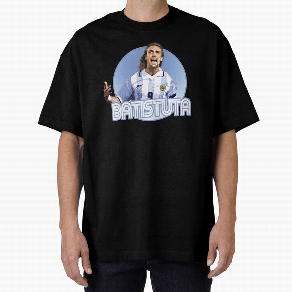 Batistuta - Classic T Shirt Classic T-Shirt Fuel the Hype around FIFA World Cup 2026 for Fans of CR7 and Portugal, Spain and Germany, Bringing Match Day Excitement, Supporter Culture, Golden Goals and Global Football Passion; Ideal for Passionate