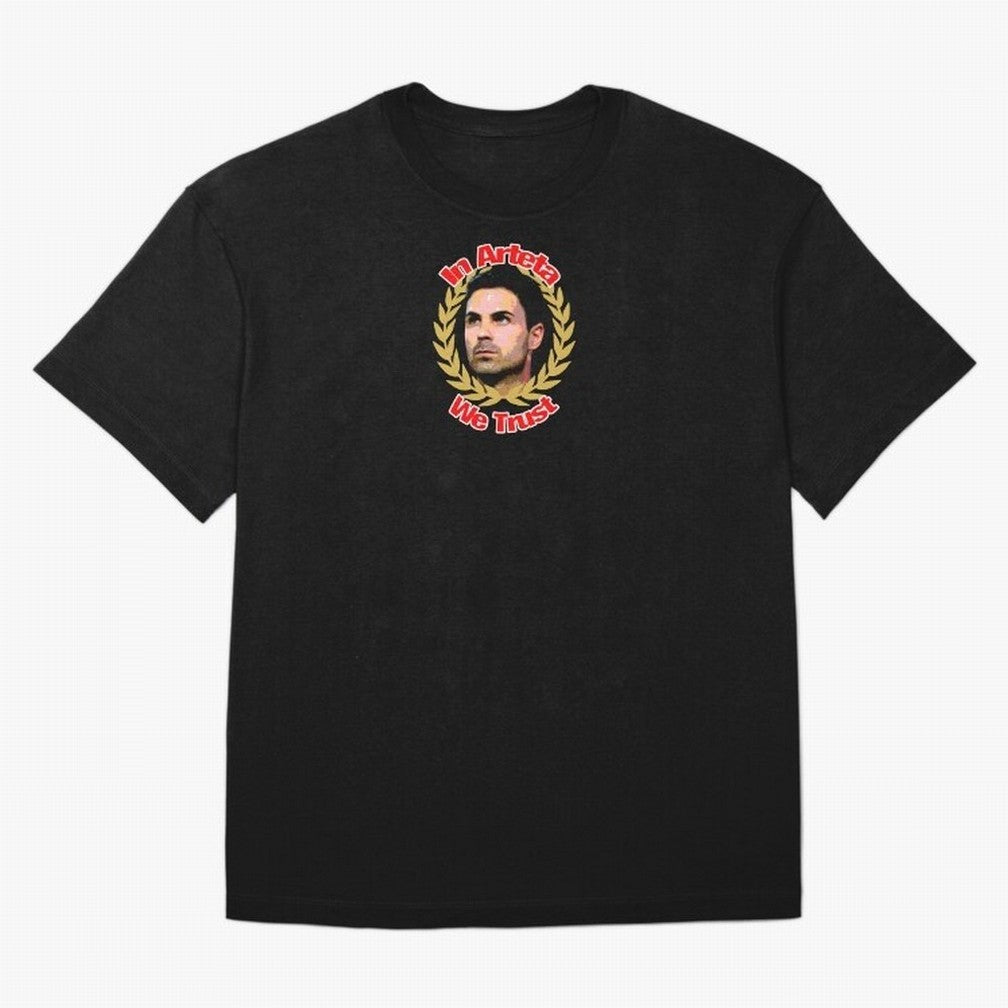 Arsenal - In Arteta We Trust Classic T-Shirt Remember the FIFA World Cup 2026 Group Stage Journey through Messi, CR7 and Mbappe Highlights, Argentina and Brazil Pride, Goal Celebration Energy, Supporter Heritage, Football Icons and Worldwide