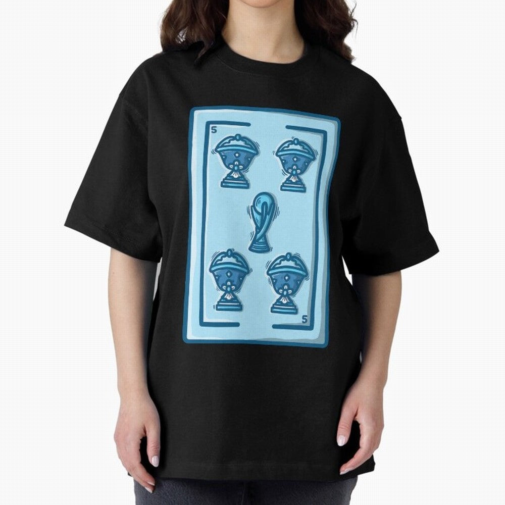 5 de copas - Argentina Classic T-Shirt Share the FIFA World Cup 2026 Group Stage Journey through Mbappe and Neymar Highlights, France and Portugal Pride, Sports Nostalgia, International Competition, Famous Players and Unforgettable Victories; Ideal