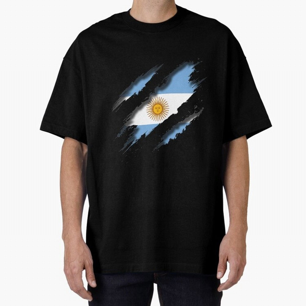 Argentina Tearing a New One Oversized T-Shirt Unlock the FIFA World Cup 2026 Group Stage Journey through CR7 Highlights, Portugal, Spain and Germany Pride, Tournament Hype, Historic Matchups, Family Viewing Parties and Global Sports Pride; Created