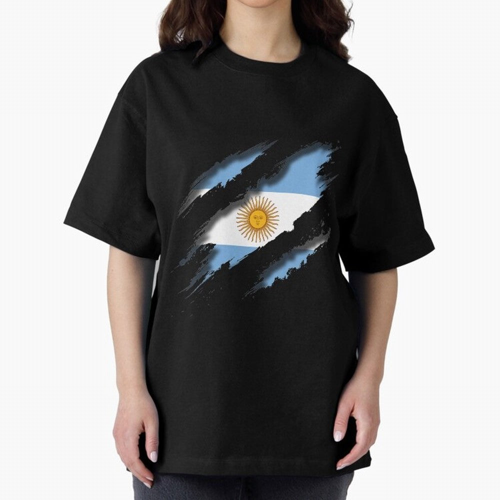Argentina Tearing a New One Oversized T-Shirt Unlock the FIFA World Cup 2026 Group Stage Journey through CR7 Highlights, Portugal, Spain and Germany Pride, Tournament Hype, Historic Matchups, Family Viewing Parties and Global Sports Pride; Created