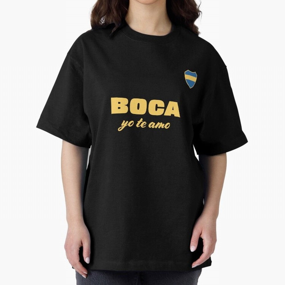 BOCA JUNIORS I LOVE YOU Fitted V-Neck T-Shirt Refresh Global Football Passion for FIFA World Cup 2026, Highlighting CR7 and Messi, Netherlands, Champion Mindset, Group Stage Buzz, Knockout Tension and Passionate Fan Culture; Ideal for Fans Who