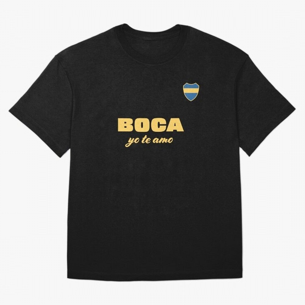 BOCA JUNIORS I LOVE YOU Fitted V-Neck T-Shirt Refresh Global Football Passion for FIFA World Cup 2026, Highlighting CR7 and Messi, Netherlands, Champion Mindset, Group Stage Buzz, Knockout Tension and Passionate Fan Culture; Ideal for Fans Who