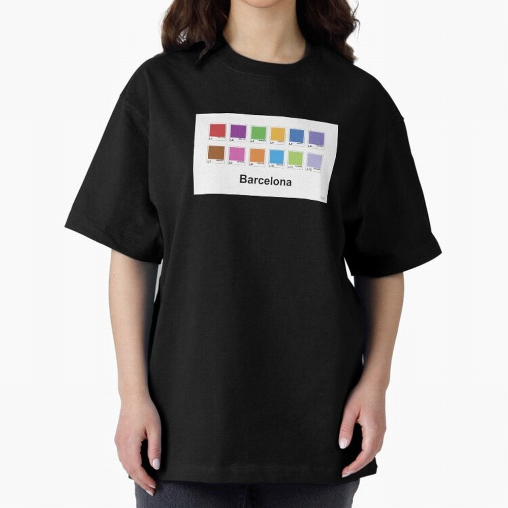 Barcelona Metro Colors Classic T-Shirt Show Your Tournament Heart for FIFA World Cup 2026 Group Stage for Fans of Neymar, Haaland and Cristiano Ronaldo and Spain, Bringing Game Day Rituals, Football Legends, Country Pride and the Road to the Final;