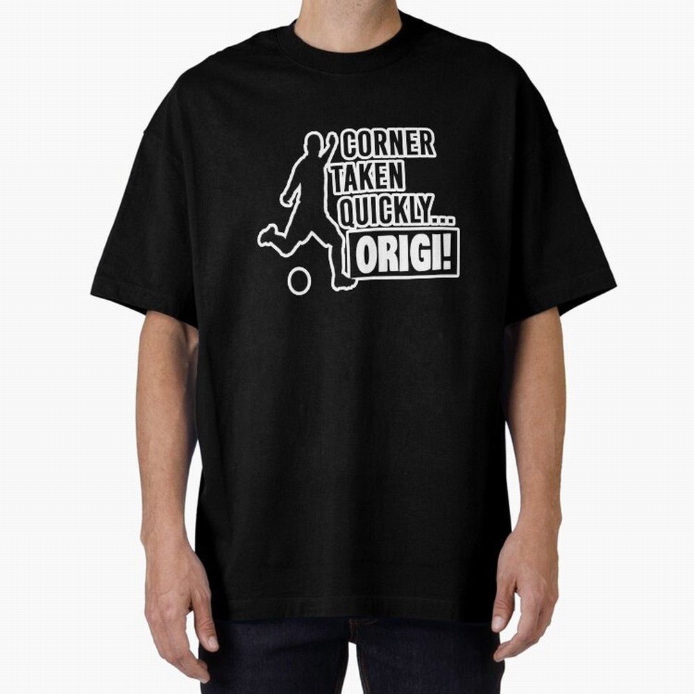 Corner Taken Quickly Origi (Black) Essential T-Shirt Feel the Roar of Match Day Hype around FIFA World Cup 2026, Messi, Neymar and Mbappe, England, France and Netherlands, Fan Favorite Moments, National Team Passion, Big Match Drama and Soccer