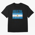Argentina Oversized T-Shirt Celebrate Football Dreams Across FIFA World Cup 2026 Group Stage Spirit, Capturing England, Messi and Cristiano Ronaldo, Goal Celebration Energy, Supporter Heritage, Football Icons and Worldwide Tournament Joy; Made for