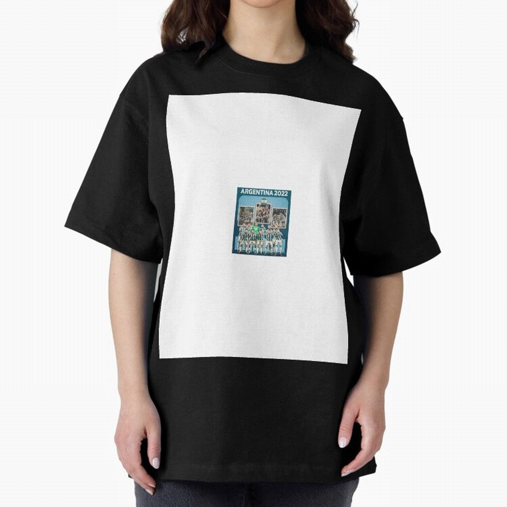 Argentina World Cup 2022 Qatar Graphic T-Shirt Show Passion for the Stars of FIFA World Cup 2026 USA Canada Mexico Spirit, Filled with Argentina, Neymar, Retro Football Energy, Iconic Rivalries, Trophy Chase Drama and Stadium Atmosphere; Built for