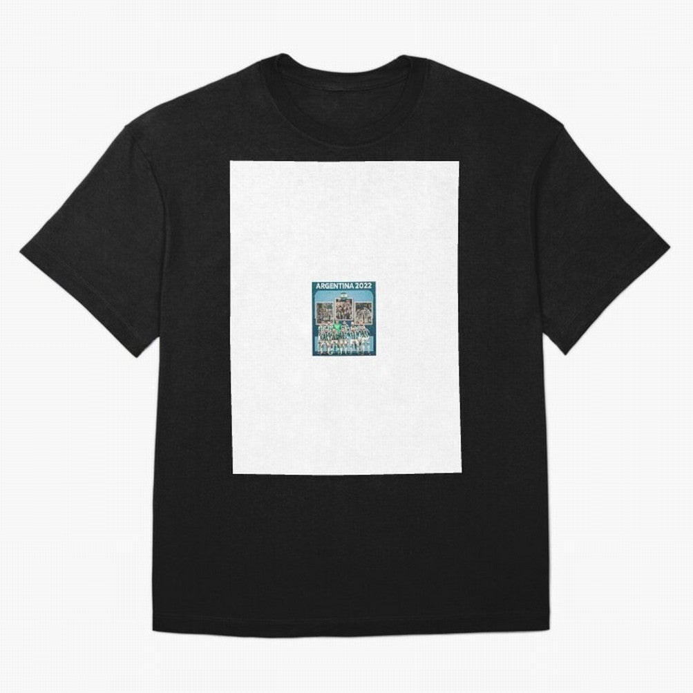 Argentina World Cup 2022 Qatar Graphic T-Shirt Show Passion for the Stars of FIFA World Cup 2026 USA Canada Mexico Spirit, Filled with Argentina, Neymar, Retro Football Energy, Iconic Rivalries, Trophy Chase Drama and Stadium Atmosphere; Built for