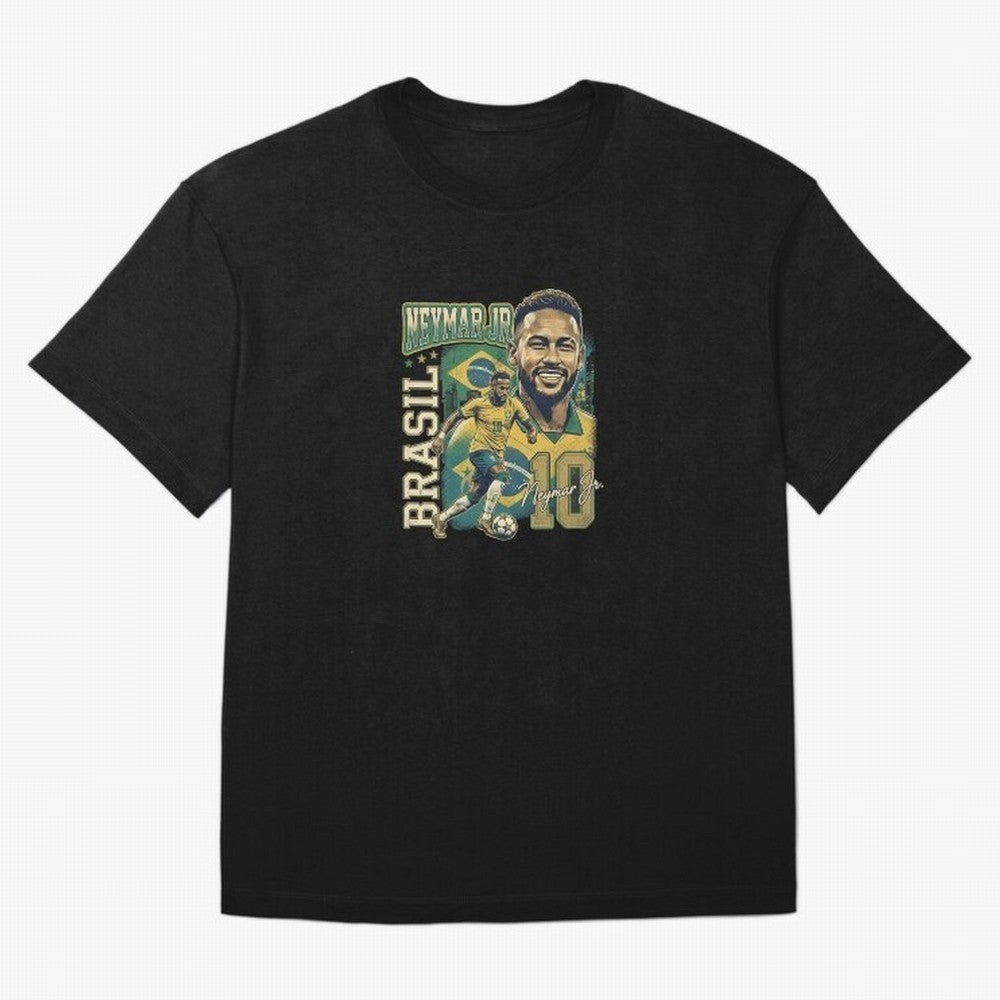 Neymar Jr Brazil Vintage Essential T-Shirt Back the Journey through FIFA World Cup 2026 Group Stage for Fans of Neymar, Haaland and Cristiano Ronaldo and Argentina and Brazil, Bringing Football Festival Excitement, Trophy Ambitions, Country