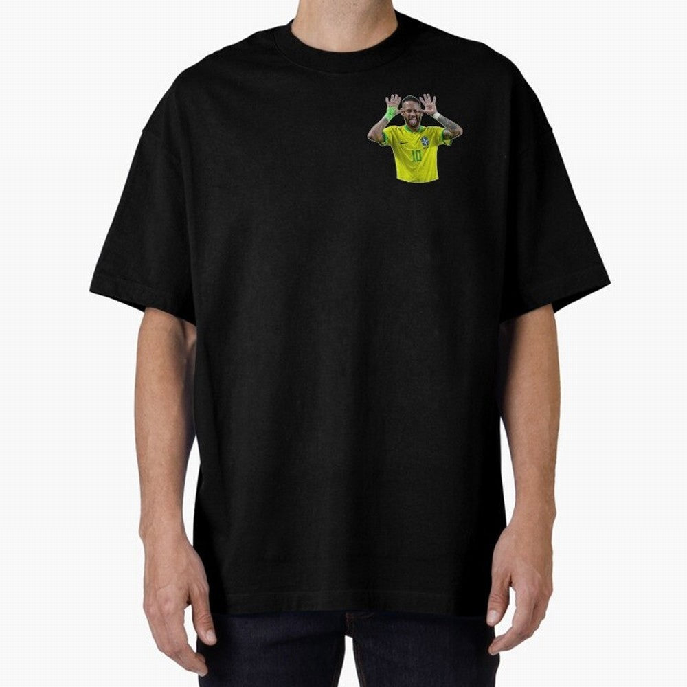 Neymar Oversized T-Shirt Feel the Trophy Chase of Global Football Passion for FIFA World Cup 2026, Filled with Haaland and Mbappe, Spain, Stadium Chants, National Pride, Trophy Dreams and Unforgettable Football Memories; Created for Match Day
