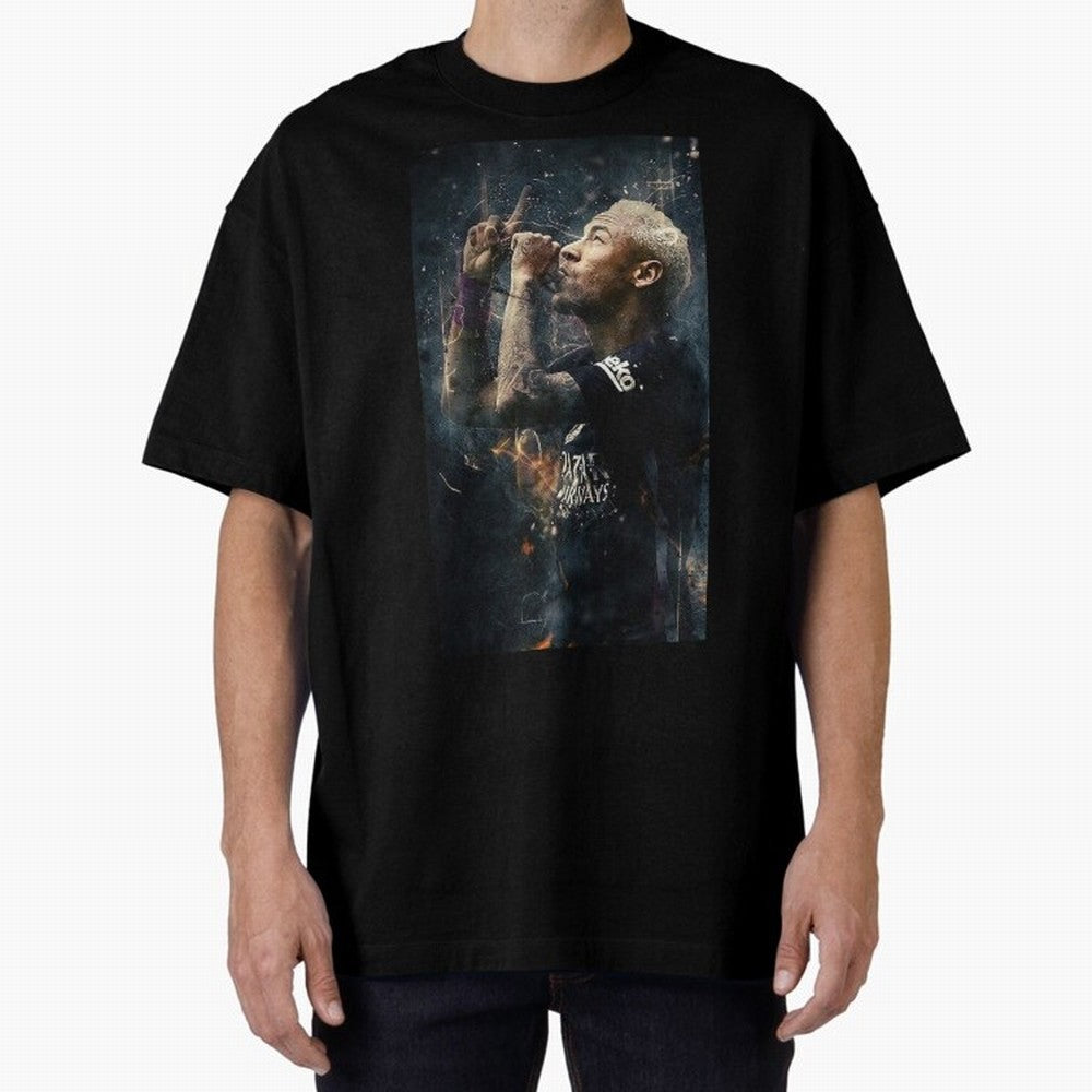 Illustration Neymar Design Classic T-Shirt Support the Legends of the FIFA World Cup 2026 USA Canada Mexico Journey through Mbappe Highlights, France and Portugal Pride, Vintage Soccer Flavor, Modern Football Stars, National Flags and Final Night