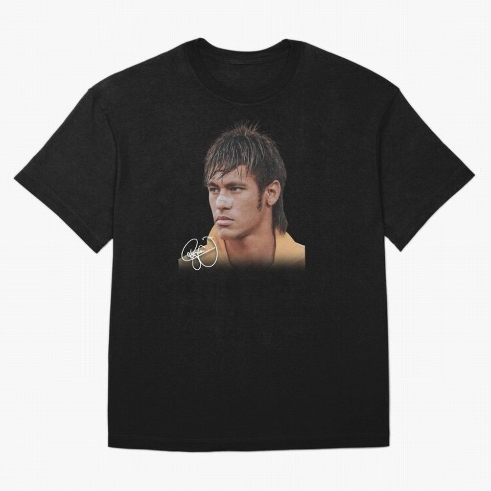 Neymar Jr T-Shirt Big Face Young Neymar Classic T-Shirt Share the Excitement of Global Football Passion for FIFA World Cup 2026, with Neymar, Spain and Netherlands, Football Festival Excitement, Trophy Ambitions, Country Rivalries and Star Player