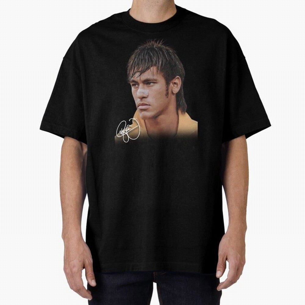 Young Neymar Jr T-Shirt | Big Face Young Neymar Classic T-Shirt Celebrate Global Passion for FIFA World Cup 2026 Centered on Messi and Cristiano Ronaldo, Spain Energy, Worldwide Fan Energy, Dramatic Goals, Stadium Lights and Championship