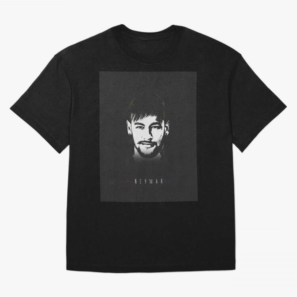 Designs by Neymar Illustration Classic T-Shirt Experience FIFA World Cup 2026 Group Stage Spirit, Made for Argentina and Brazil, Cristiano Ronaldo, Soccer Culture, Superstar Moments, National Team Dreams and Competitive Fire; Great for Supporters