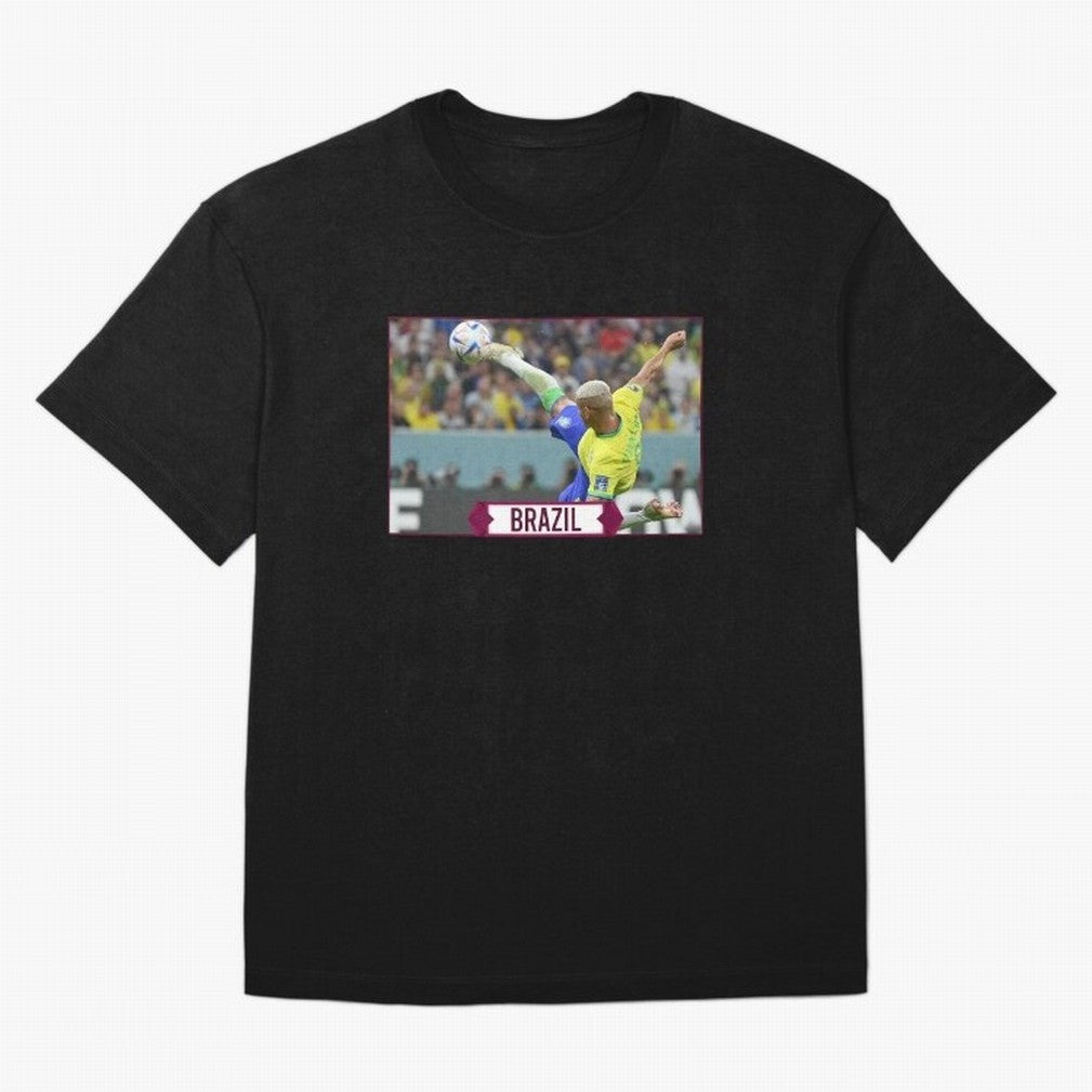 Brazil World Cup Classic T-Shirt Support Iconic Players in Global Football Passion for FIFA World Cup 2026 Group Stage, Inspired by CR7, Germany, Match Day Excitement, Supporter Culture, Golden Goals and Global Football Passion; Made for Die Hard
