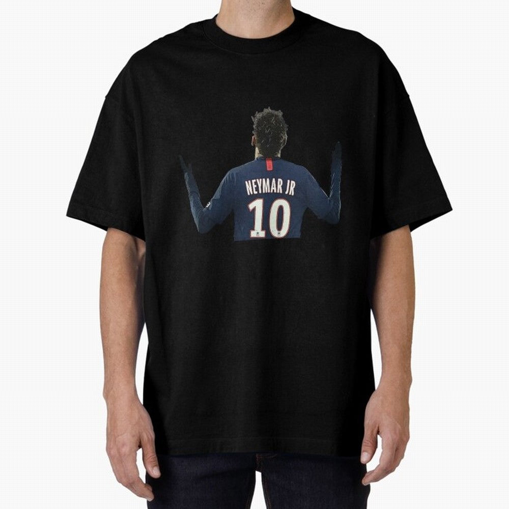 Neymar Jr Paris - 10 Oversized T-Shirt Join the Countdown to the FIFA World Cup 2026 Journey through Haaland and Mbappe Highlights, Spain Pride, Supporter Pride, Iconic Celebrations, Legendary Names and Global Match Day Energy; Created for Match