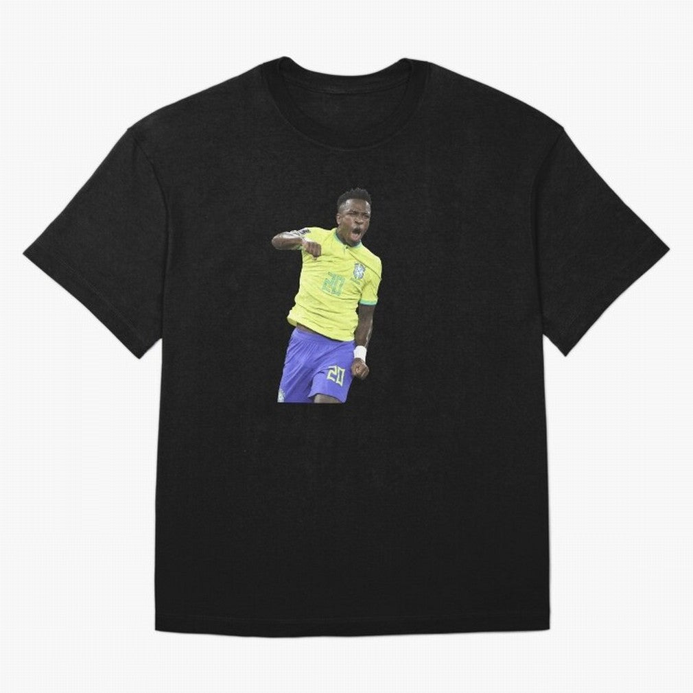 Vinicius Junior Classic T-Shirt Celebrate Global Football Passion for FIFA World Cup 2026, Featuring Neymar, Haaland and Cristiano Ronaldo, France, Goal Celebration Energy, Supporter Heritage, Football Icons and Worldwide Tournament Joy; Great for