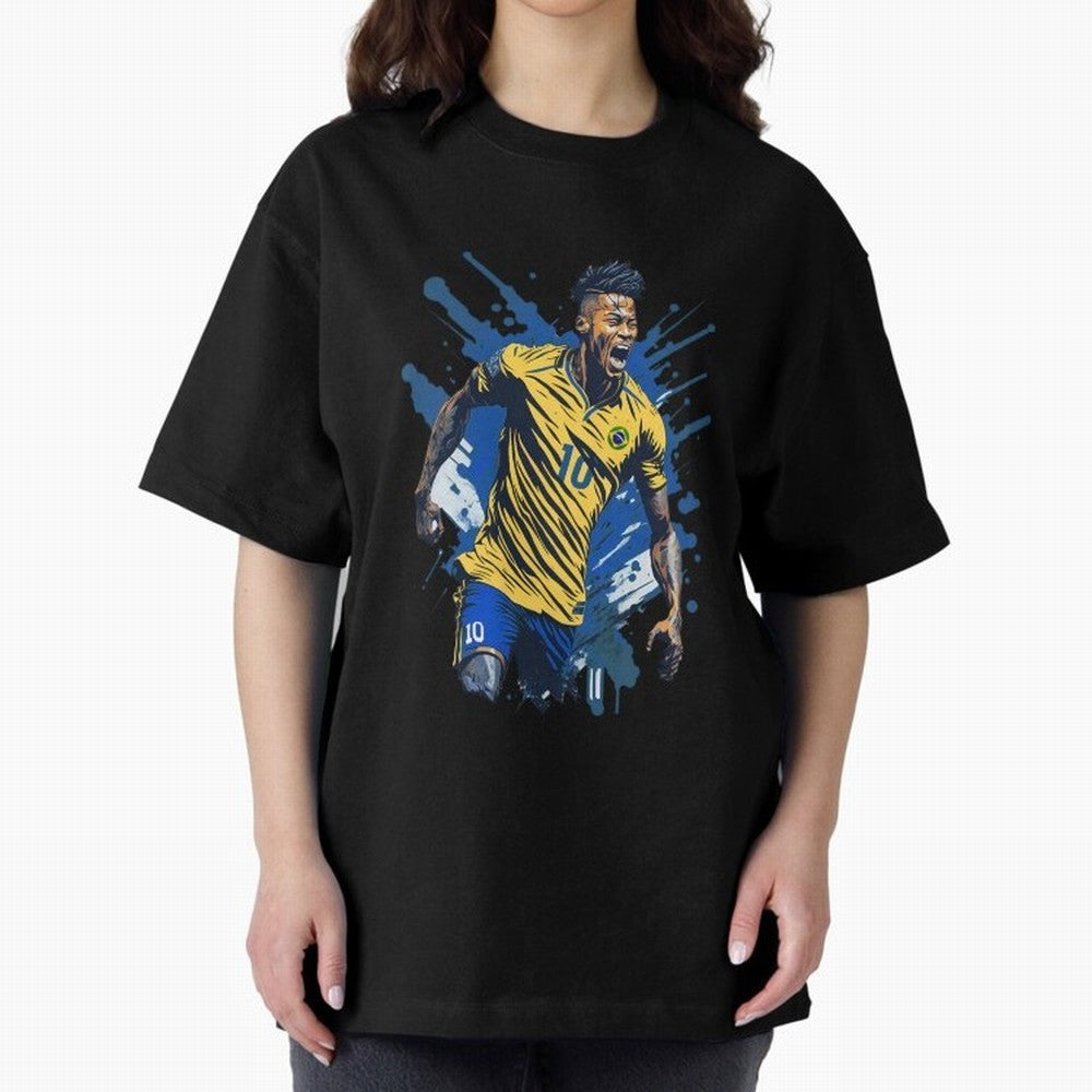 Neymar Jr. splash art Active T-Shirt Bring Trophy Dreams to FIFA World Cup 2026 Inspired by Messi, Netherlands Energy, Vintage Soccer Flavor, Modern Football Stars, National Flags and Final Night Emotion; Created for Match Day Parties, Soccer