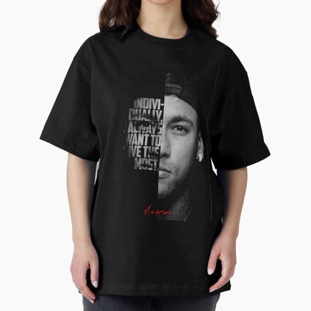 Black and white Neymar Jr quote. Classic T-Shirt Stand Out with Spirit from FIFA World Cup 2026 Group Stage with Neymar, England and Germany Energy, Retro Football Energy, Iconic Rivalries, Trophy Chase Drama and Stadium Atmosphere; Built for