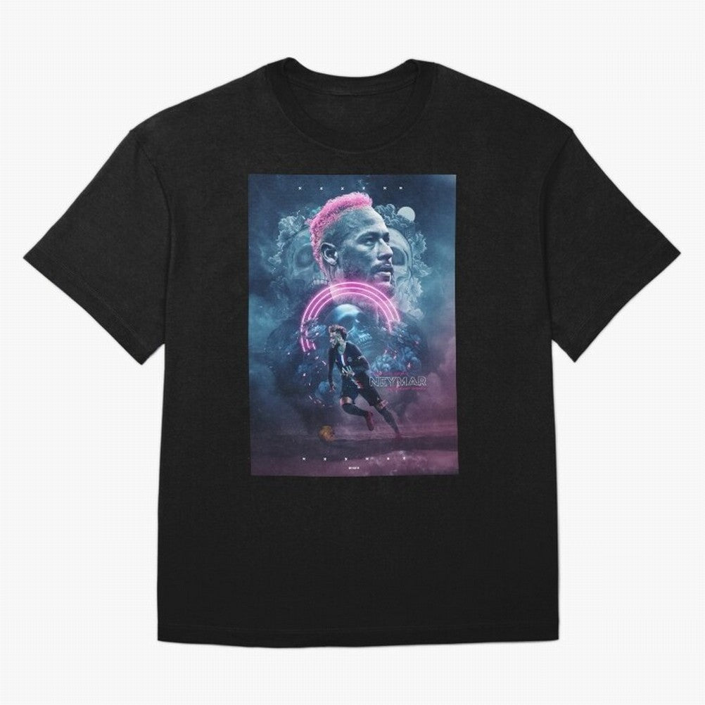Neymar Junior - Design #j16 Classic T-Shirt Celebrate Fan Favorites in FIFA World Cup 2026 USA Canada Mexico Driven by Messi, Neymar and Mbappe, England, France and Netherlands Energy, Championship Spirit, Famous Goals, Roaring Crowds and