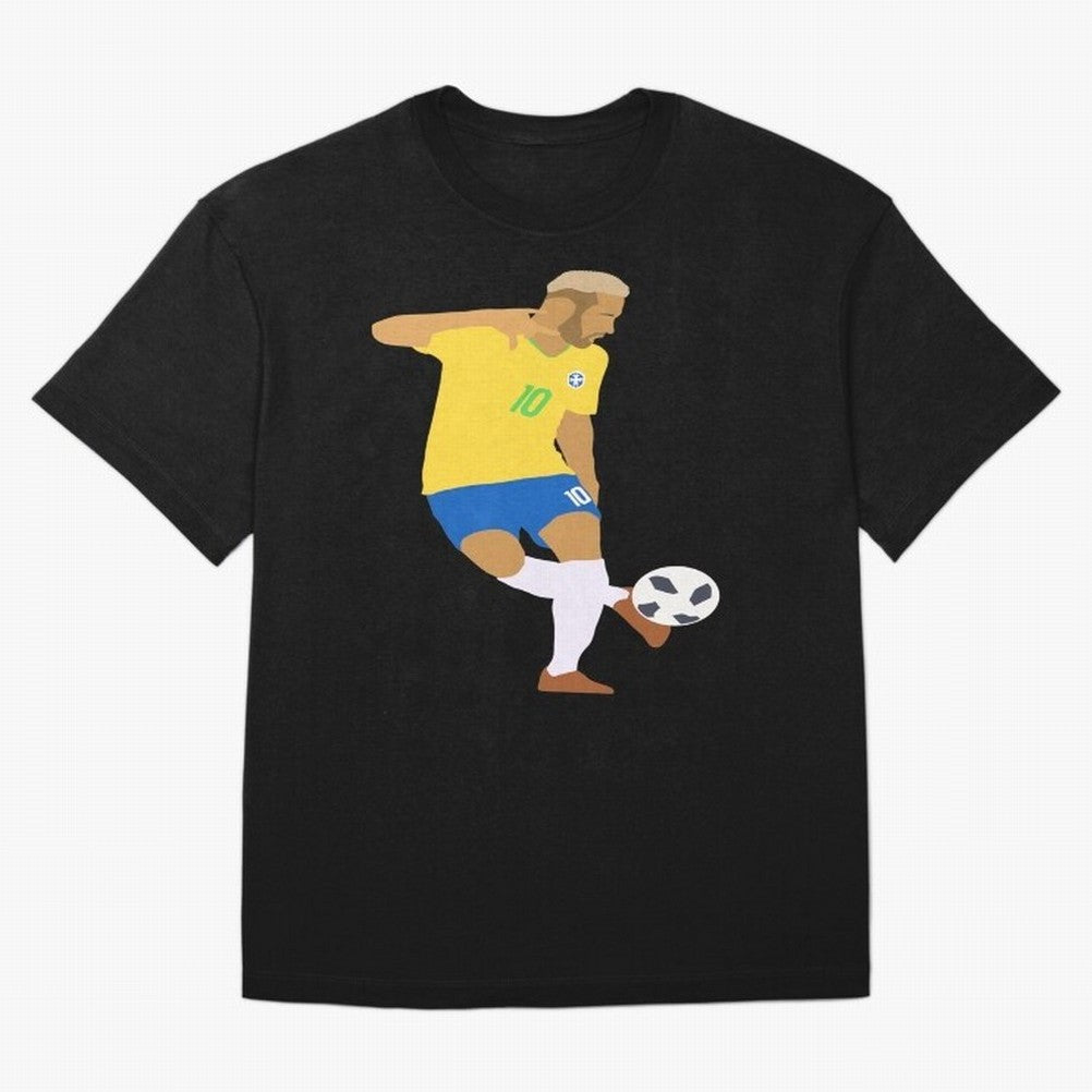 Neymar Brazil Football Control Skills Classic T-Shirt Celebrate Golden Goal Energy in Match Day Hype around FIFA World Cup 2026 USA Canada Mexico, Messi, Neymar and Mbappe, Portugal, Vintage Soccer Flavor, Modern Football Stars, National Flags and