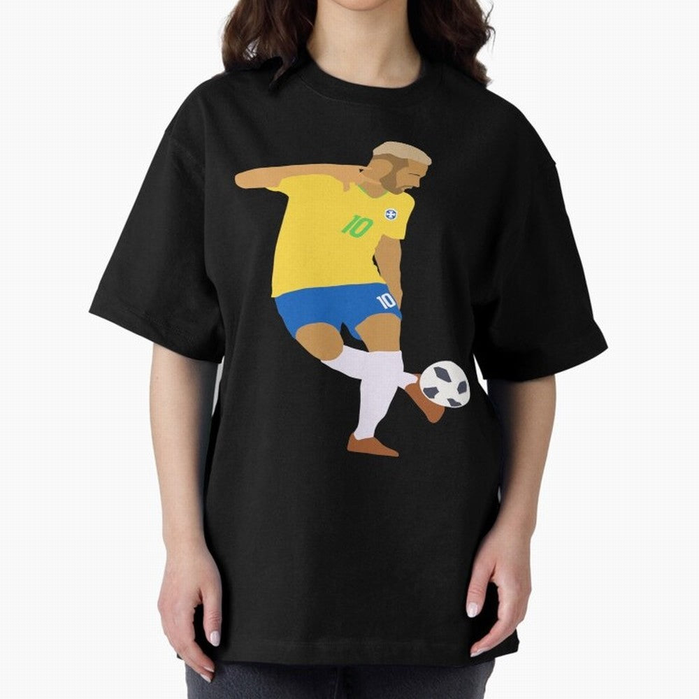 Neymar Brazil Football Control Skills Classic T-Shirt Celebrate Golden Goal Energy in Match Day Hype around FIFA World Cup 2026 USA Canada Mexico, Messi, Neymar and Mbappe, Portugal, Vintage Soccer Flavor, Modern Football Stars, National Flags and