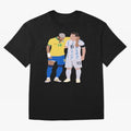 Messi and Neymar Copa America Friends Oversized T-Shirt Join Match Day Hype around FIFA World Cup 2026 USA Canada Mexico, Cristiano Ronaldo, Spain and Netherlands, Stadium Chants, National Pride, Trophy Dreams and Unforgettable Football Memories;