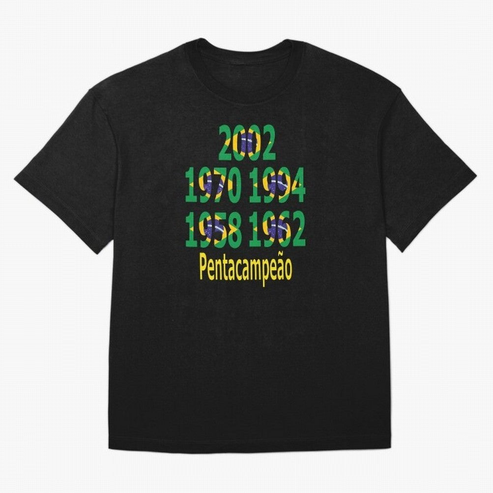 Brazil Five Stars - Champion Heritage Essential T-Shirt Capture FIFA World Cup 2026 Group Stage Spirit, Driven by Brazil, Neymar, Tournament Hype, Historic Matchups, Family Viewing Parties and Global Sports Pride; Ideal for Passionate Fans Who Love