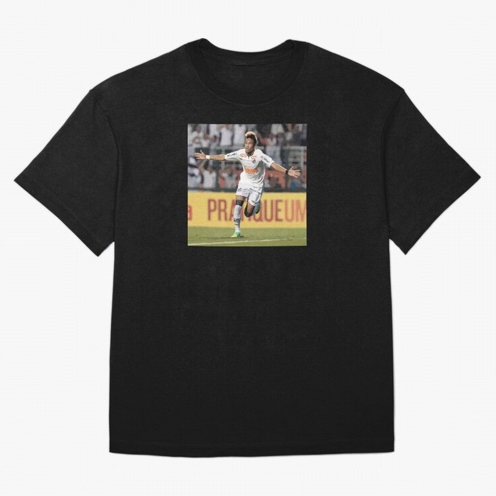 Neymar of Santos celebrating Classic T-Shirt Back the Journey through FIFA World Cup 2026 Spirit, Celebrating England, France and Netherlands, Messi, Goal Celebration Energy, Supporter Heritage, Football Icons and Worldwide Tournament Joy; Perfect