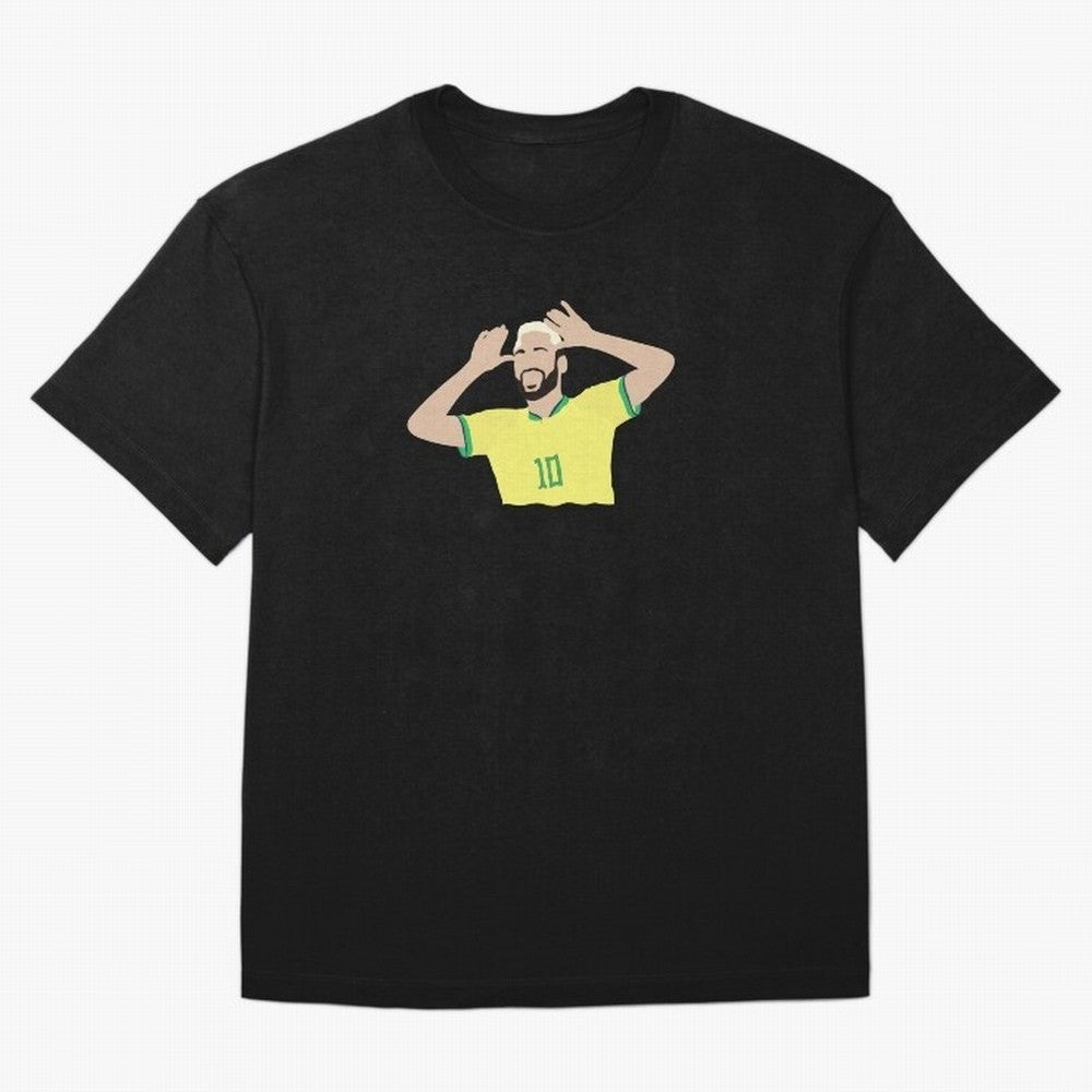 neymar cute vector Oversized T-Shirt Represent the Passion of FIFA World Cup 2026 Spirit, Capturing Portugal, Spain and Germany, Mbappe, Goal Celebration Energy, Supporter Heritage, Football Icons and Worldwide Tournament Joy; Great for Supporters