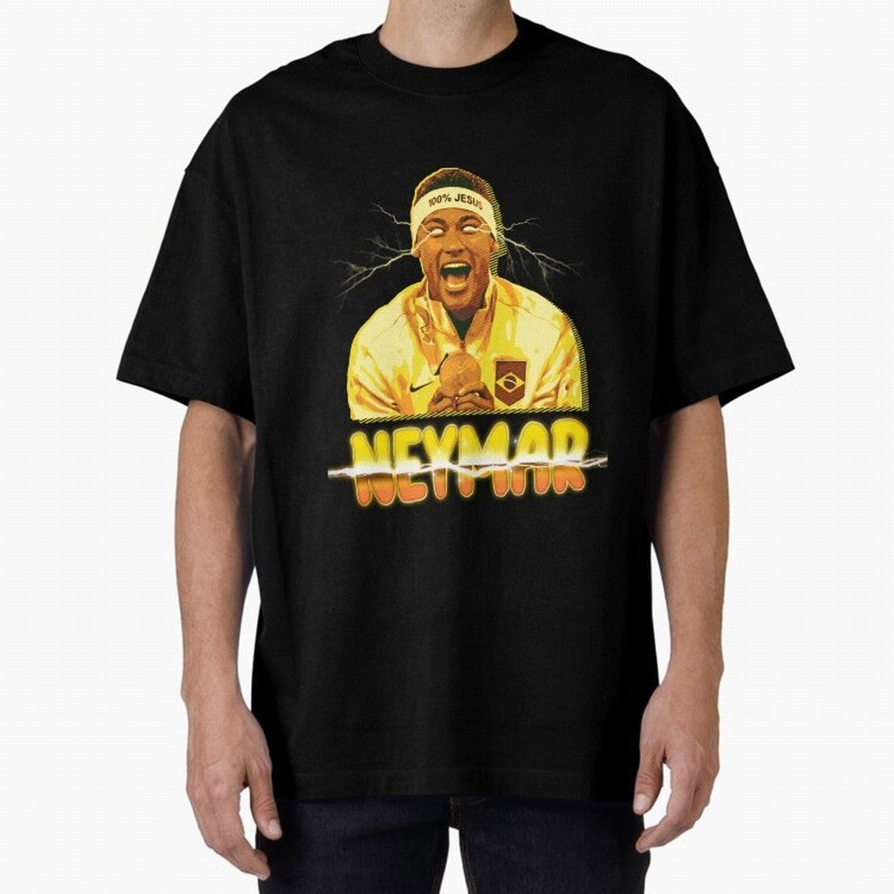 Neymar Jr Art Classic T-Shirt Celebrate Unforgettable Nights in Match Day Hype around FIFA World Cup 2026, Mbappe, Argentina, Global Supporter Spirit, Legendary Goals, National Colors and Tournament Celebration; Made for Die Hard Supporters, Soccer