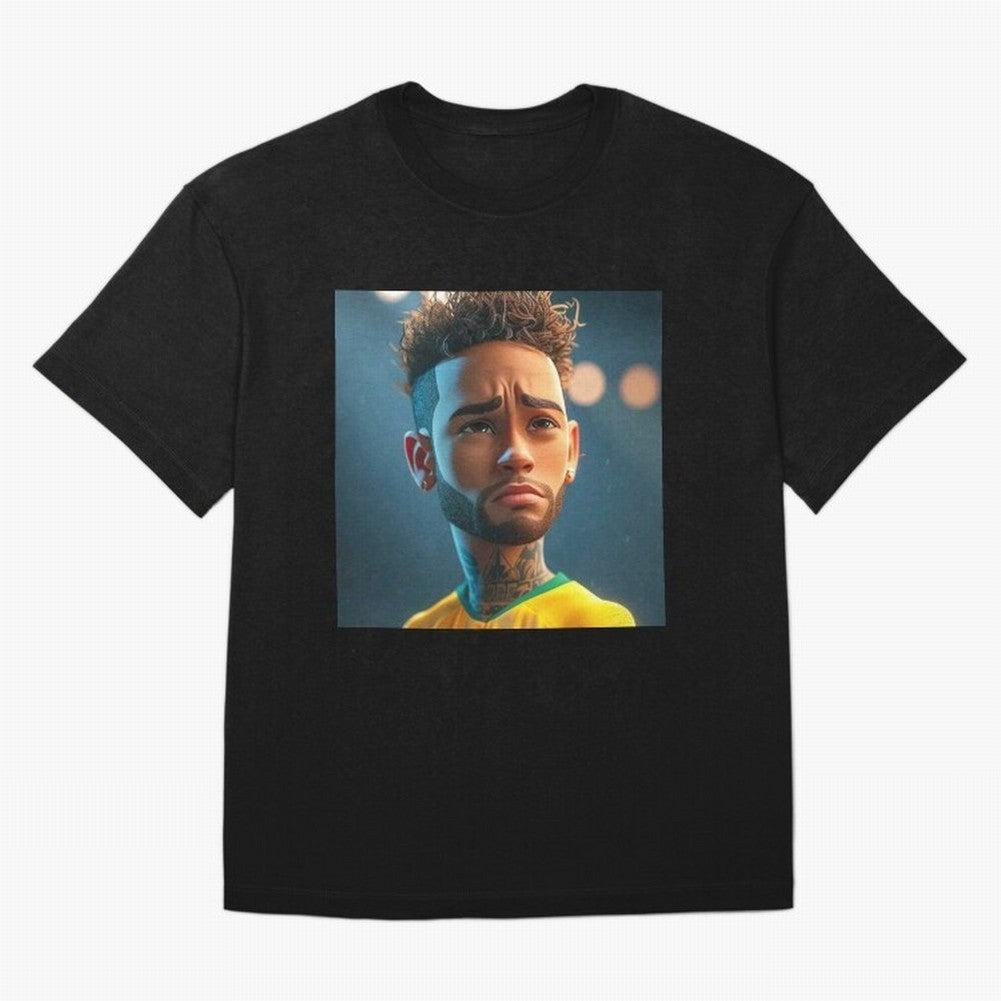 Neymar Jr cartoon picture Classic T-Shirt Feel the Trophy Chase of the FIFA World Cup 2026 Group Stage Journey through Messi Highlights, Brazil Pride, Game Day Rituals, Football Legends, Country Pride and the Road to the Final; Perfect for Fans,