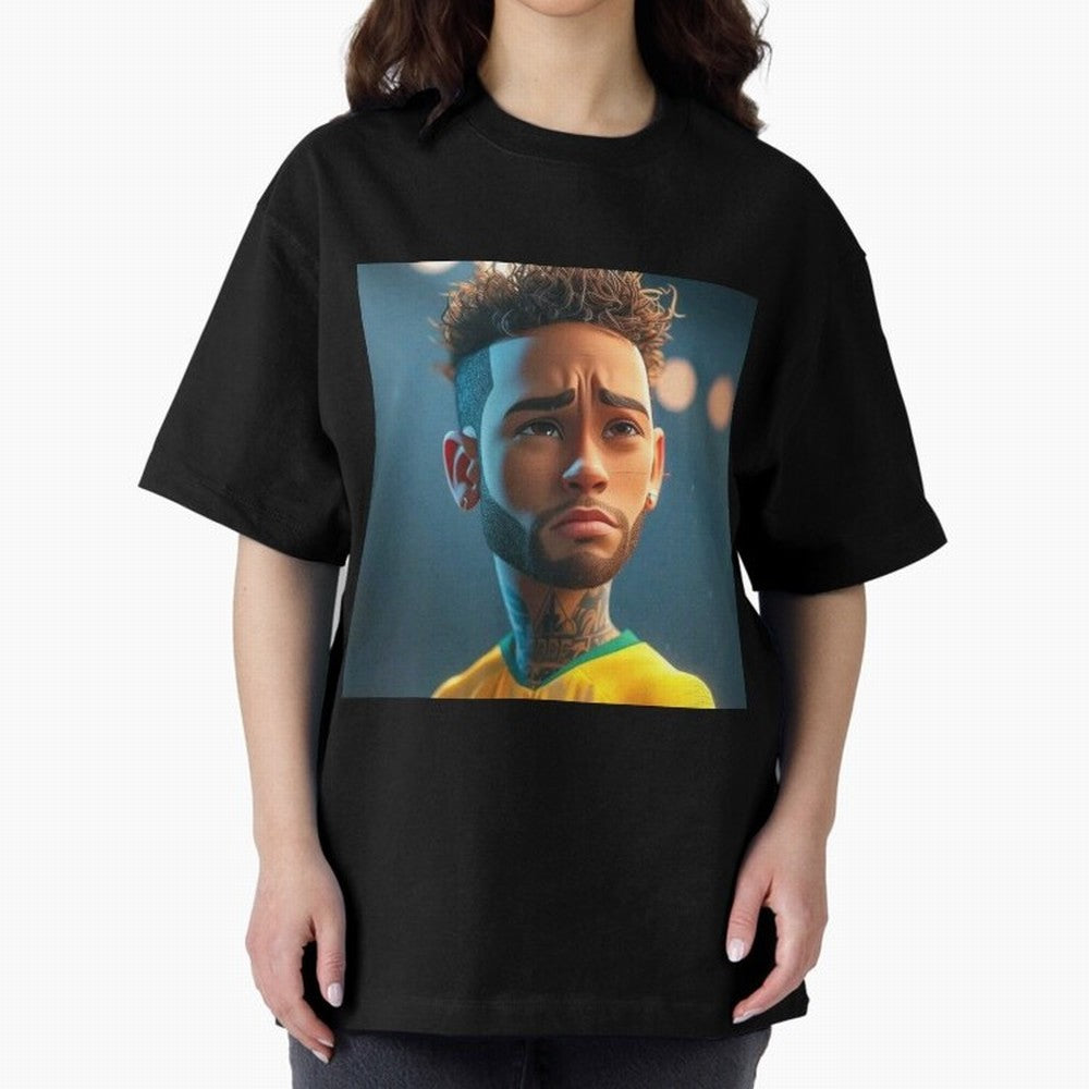 Neymar Jr cartoon picture Classic T-Shirt Feel the Trophy Chase of the FIFA World Cup 2026 Group Stage Journey through Messi Highlights, Brazil Pride, Game Day Rituals, Football Legends, Country Pride and the Road to the Final; Perfect for Fans,