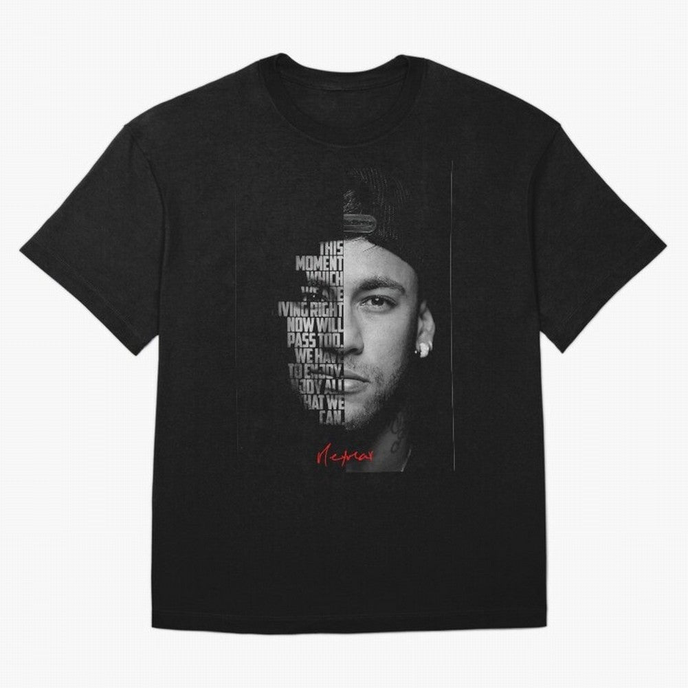 Black and white Neymar Jr quote. Classic T-Shirt Enjoy the Biggest Football Party of the FIFA World Cup 2026 USA Canada Mexico Journey through Cristiano Ronaldo, Haaland and CR7 Highlights, Portugal, Spain and Germany Pride, Fan Favorite Moments,