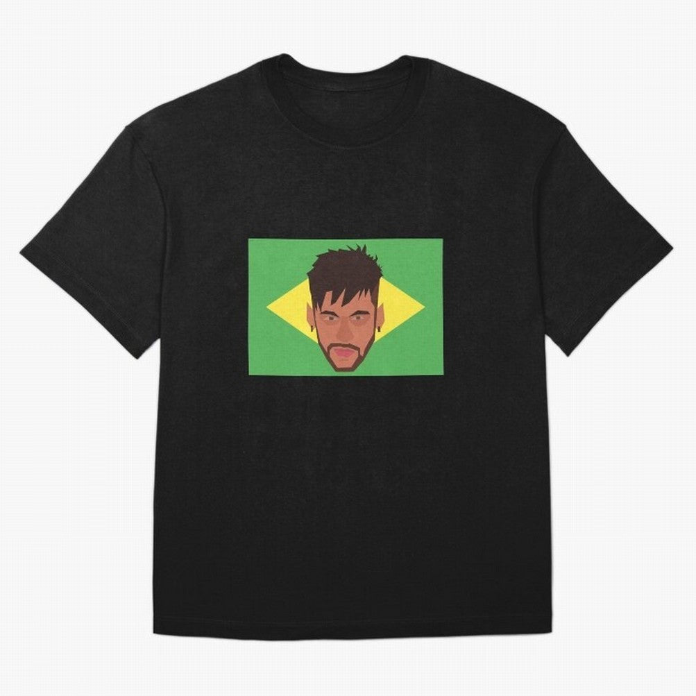 Neymar Jr - Brazil World Cup Classic T-Shirt Represent FIFA World Cup 2026 Group Stage Inspired by Messi, CR7 and Mbappe, France Energy, Football History, Final Match Energy, Crowd Noise and Once in a Lifetime Moments; Made for Die Hard Supporters,