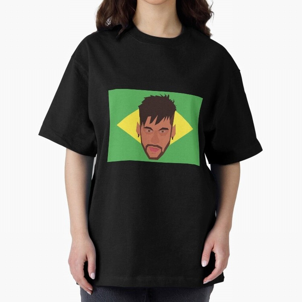 Neymar Jr - Brazil World Cup Classic T-Shirt Represent FIFA World Cup 2026 Group Stage Inspired by Messi, CR7 and Mbappe, France Energy, Football History, Final Match Energy, Crowd Noise and Once in a Lifetime Moments; Made for Die Hard Supporters,