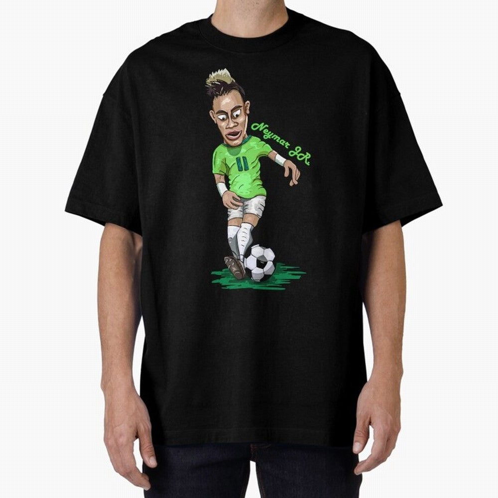 Neymar Junior - Design #n14 Classic T-Shirt Showcase Global Football Passion for FIFA World Cup 2026 USA Canada Mexico, with Messi, CR7 and Mbappe, Spain and Netherlands, Vintage Soccer Flavor, Modern Football Stars, National Flags and Final Night
