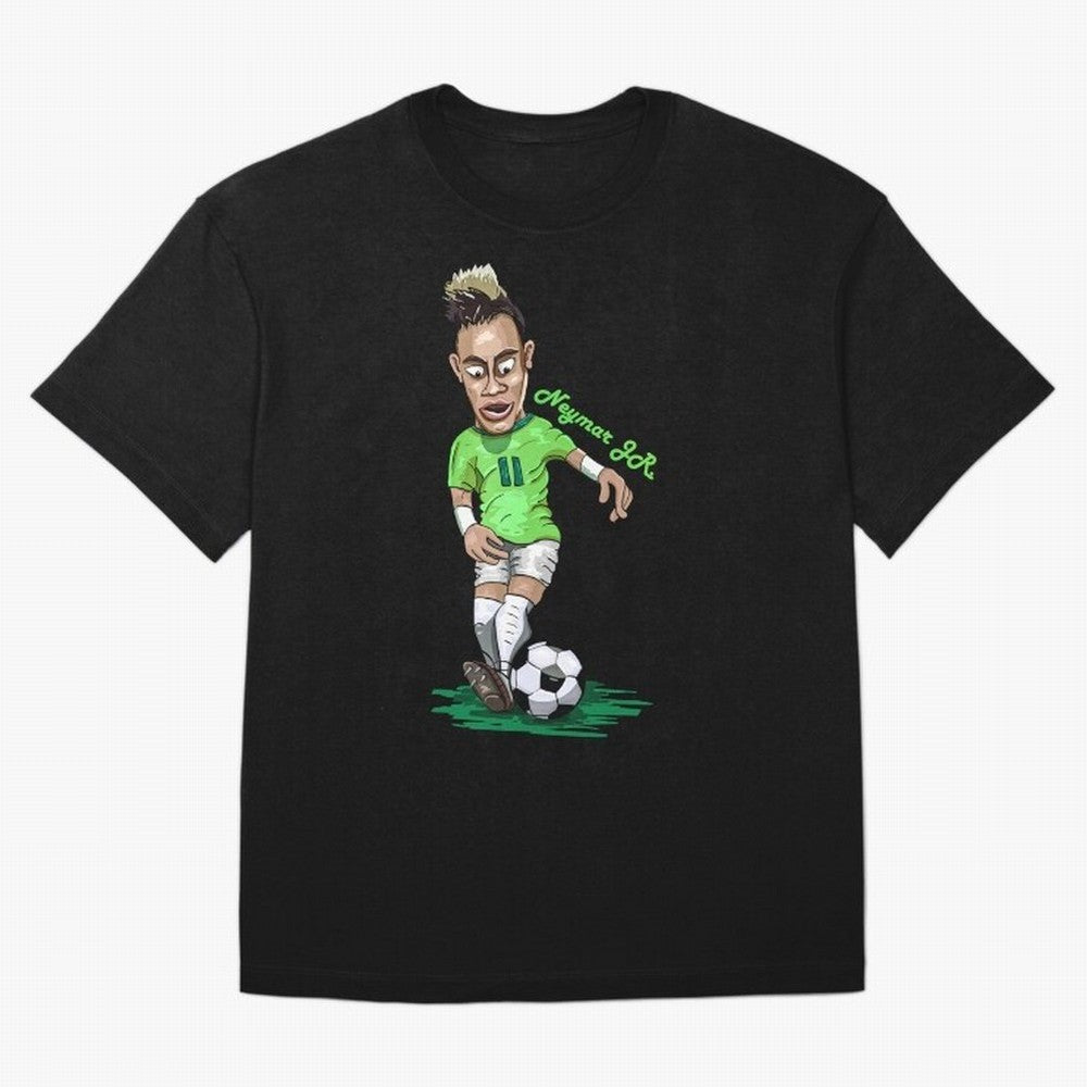 Neymar Junior - Design #n14 Classic T-Shirt Showcase Global Football Passion for FIFA World Cup 2026 USA Canada Mexico, with Messi, CR7 and Mbappe, Spain and Netherlands, Vintage Soccer Flavor, Modern Football Stars, National Flags and Final Night