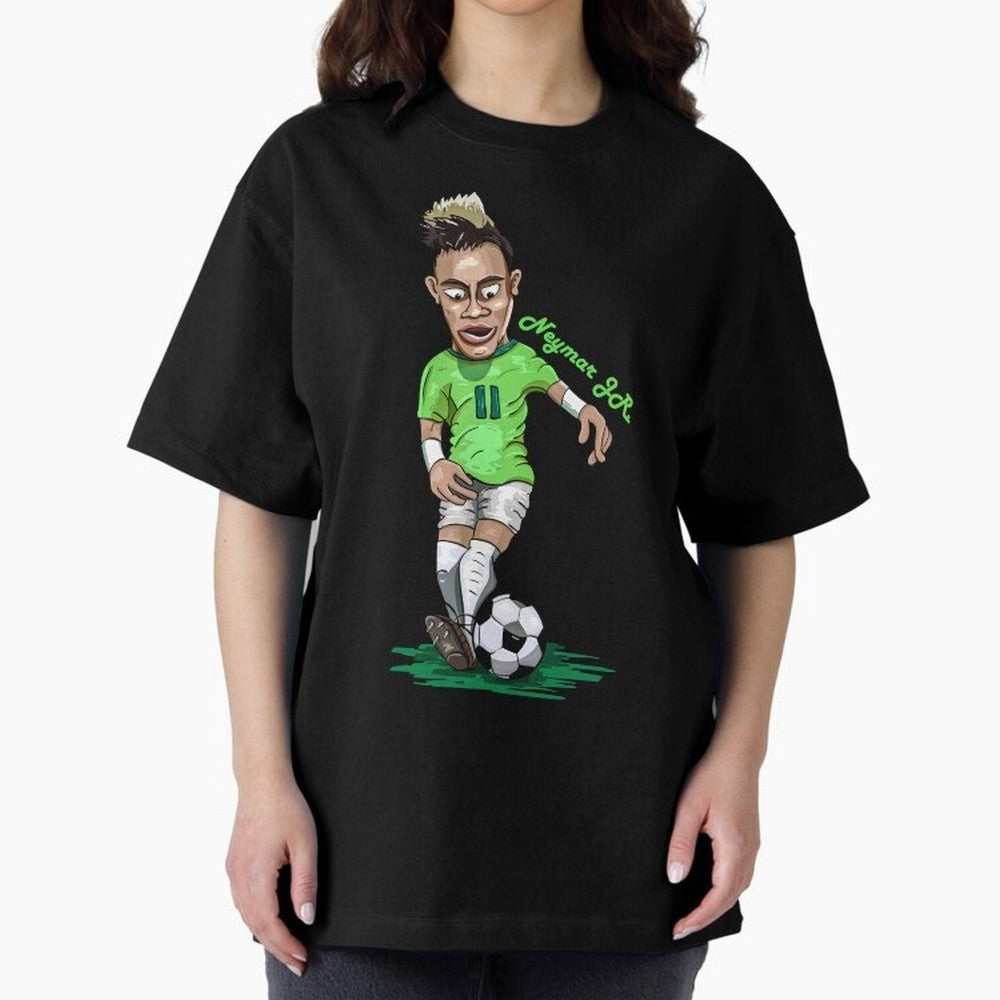 Neymar Junior - Design #n14 Classic T-Shirt Showcase Global Football Passion for FIFA World Cup 2026 USA Canada Mexico, with Messi, CR7 and Mbappe, Spain and Netherlands, Vintage Soccer Flavor, Modern Football Stars, National Flags and Final Night
