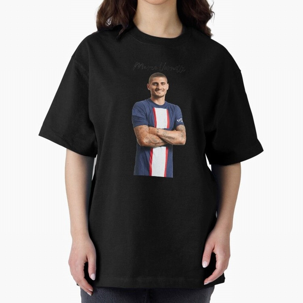 Marco Verratti Classic T-Shirt Celebrate Rivalries and Pride in FIFA World Cup 2026 Group Stage Spirit, Centered on England, Messi and Cristiano Ronaldo, Global Supporter Spirit, Legendary Goals, National Colors and Tournament Celebration; Ideal
