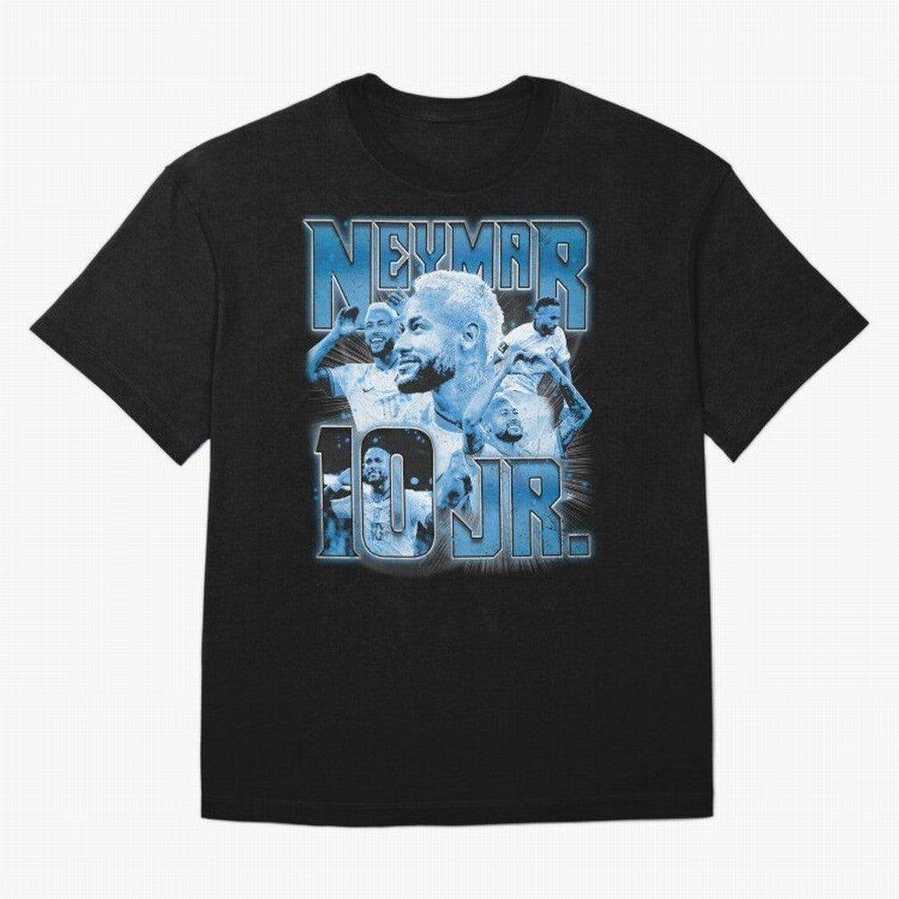 Neymar Jr. Bootleg Classic T-Shirt Celebrate Unforgettable Nights in FIFA World Cup 2026 USA Canada Mexico for Fans of Neymar and France and Portugal, Bringing Sports Nostalgia, International Competition, Famous Players and Unforgettable Victories;