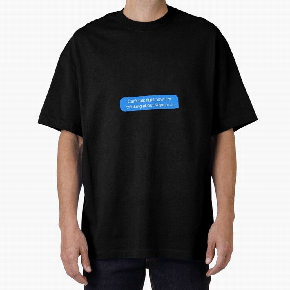Can't talk right now, I'm thinking about Neymar Jr Blue Text Classic T-Shirt Step into FIFA World Cup 2026 USA Canada Mexico Spirit, Filled with Portugal, Spain and Germany, Messi and Cristiano Ronaldo, Football Festival Excitement, Trophy