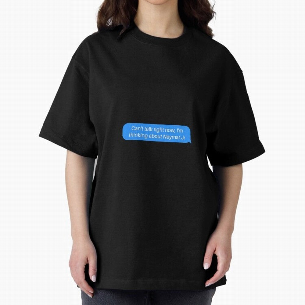 Can't talk right now, I'm thinking about Neymar Jr Blue Text Classic T-Shirt Step into FIFA World Cup 2026 USA Canada Mexico Spirit, Filled with Portugal, Spain and Germany, Messi and Cristiano Ronaldo, Football Festival Excitement, Trophy