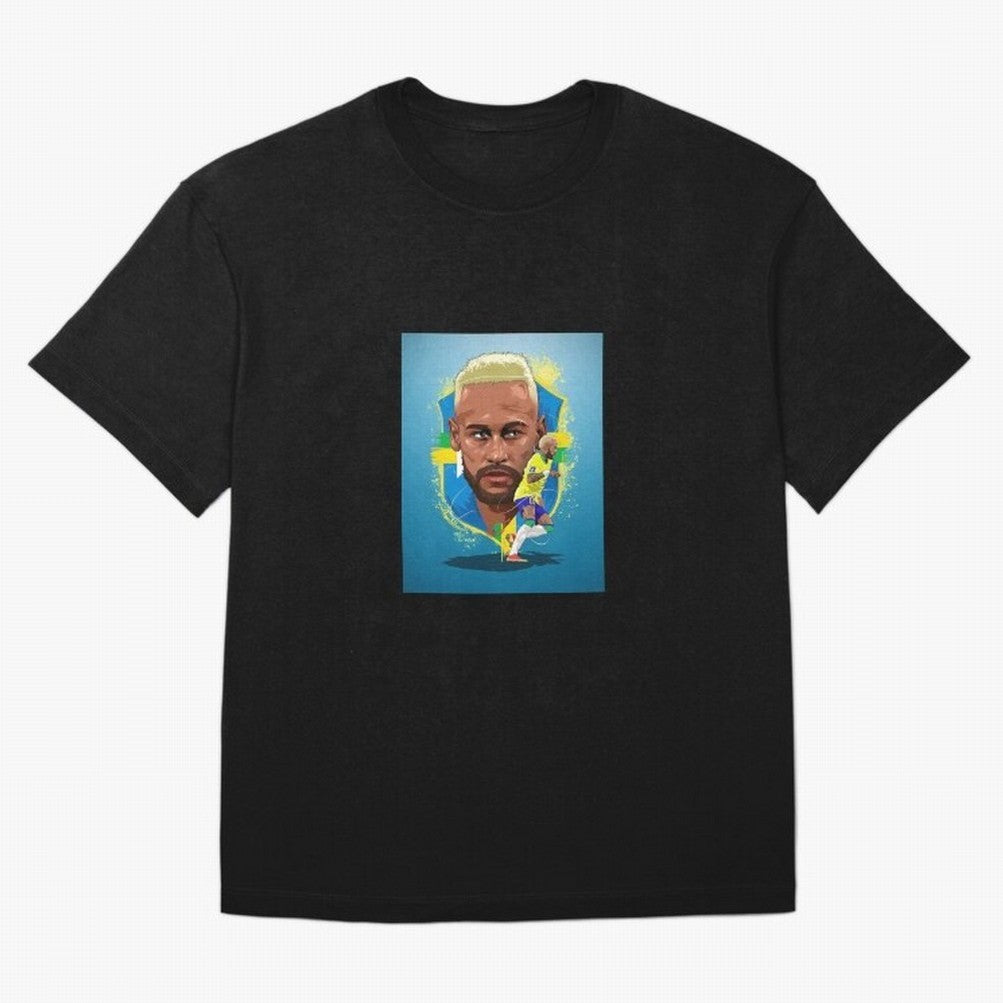 neymar art - neymar illustration T Shirt Oversized T-Shirt Celebrate Every Goal in FIFA World Cup 2026 Group Stage Made for Messi, Neymar and Mbappe, Germany Energy, Classic Soccer Heritage, Championship Pressure, Fan Loyalty and International