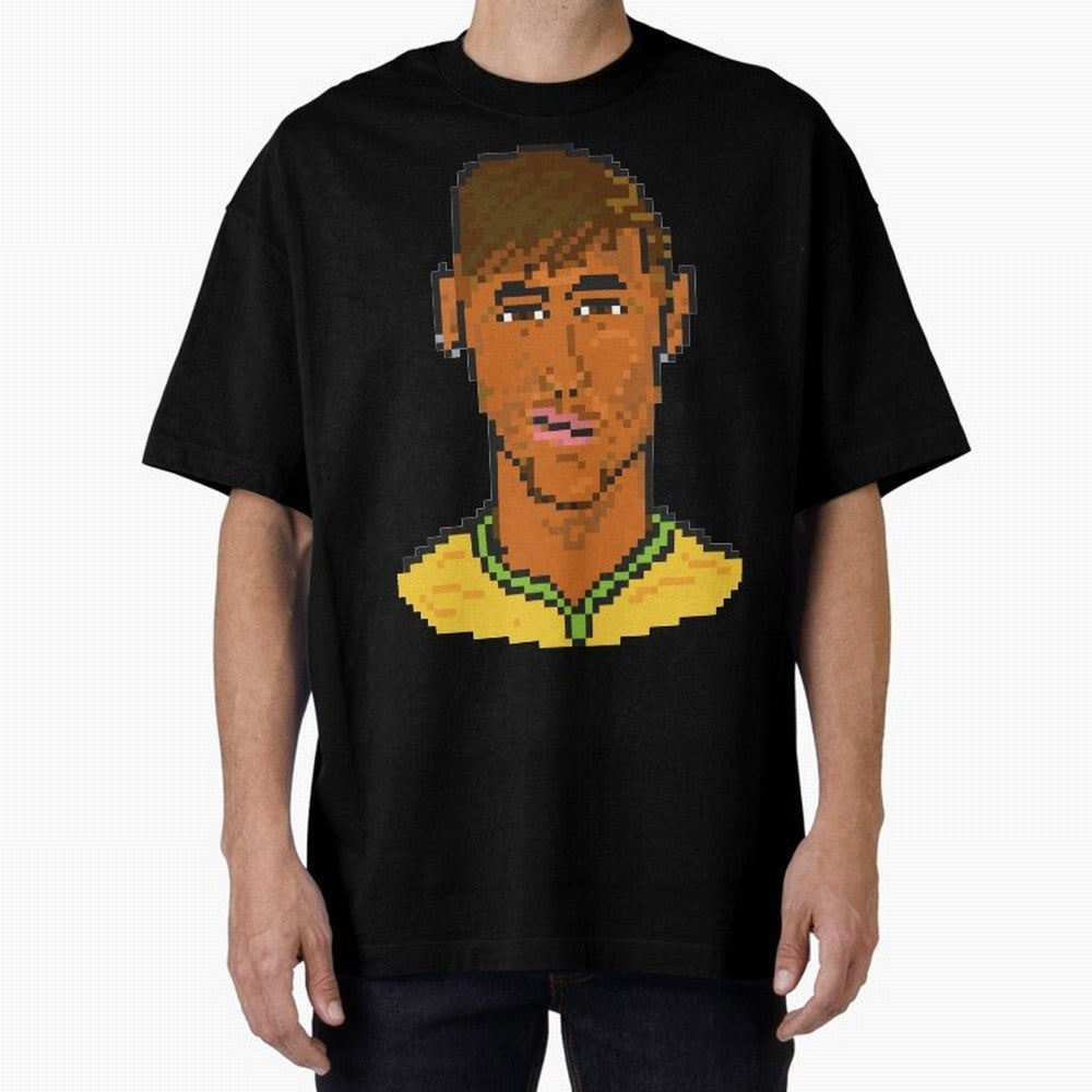 Neymar Jr Oversized T-Shirt Keep the Match Day Mood of the FIFA World Cup 2026 USA Canada Mexico Journey through CR7 Highlights, England Pride, Classic Soccer Heritage, Championship Pressure, Fan Loyalty and International Pride; Perfect for