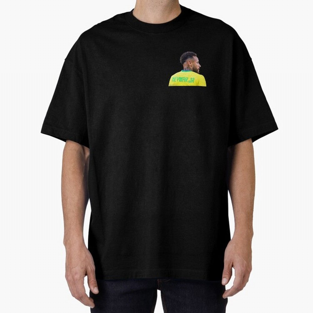 Neymar jr Oversized T-Shirt Celebrate Soccer Greatness during FIFA World Cup 2026 USA Canada Mexico Spirit, Filled with Argentina, France and Brazil, Haaland, Match Day Excitement, Supporter Culture, Golden Goals and Global Football Passion; Ideal