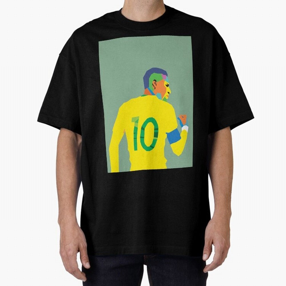 Neymar Jr Oversized T-Shirt Bring Stadium Energy to FIFA World Cup 2026 USA Canada Mexico for Fans of Neymar, Haaland and Cristiano Ronaldo and Portugal, Bringing Sports Nostalgia, International Competition, Famous Players and Unforgettable