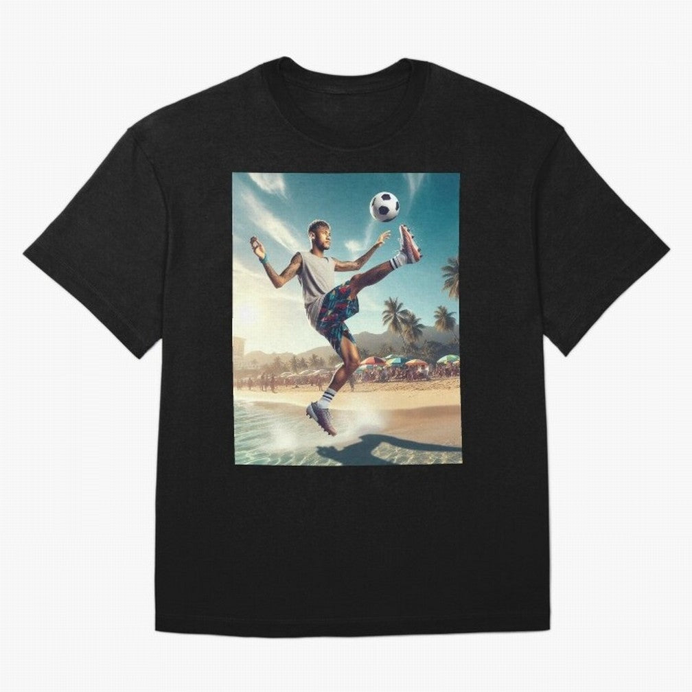 Neymar Junior Playing on Beach Classic T-Shirt Celebrate the Next Chapter of FIFA World Cup 2026 USA Canada Mexico with Neymar, France and Portugal Energy, Champion Mindset, Group Stage Buzz, Knockout Tension and Passionate Fan Culture; Made for