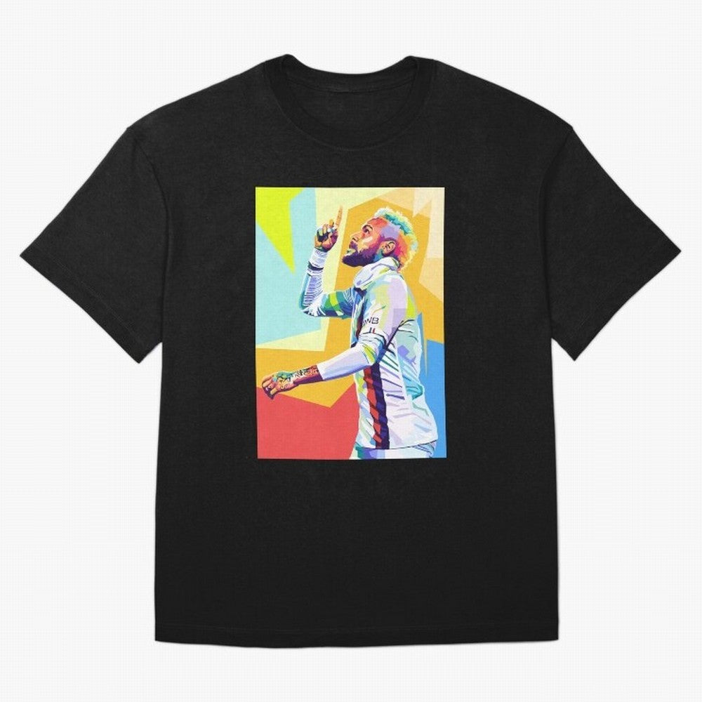 Neymar Jr Wpap pop art Oversized T-Shirt Celebrate Classic Football Spirit in FIFA World Cup 2026 Group Stage Spirit, Centered on Brazil, Portugal and Argentina, Messi, CR7 and Mbappe, Tournament Hype, Historic Matchups, Family Viewing Parties and